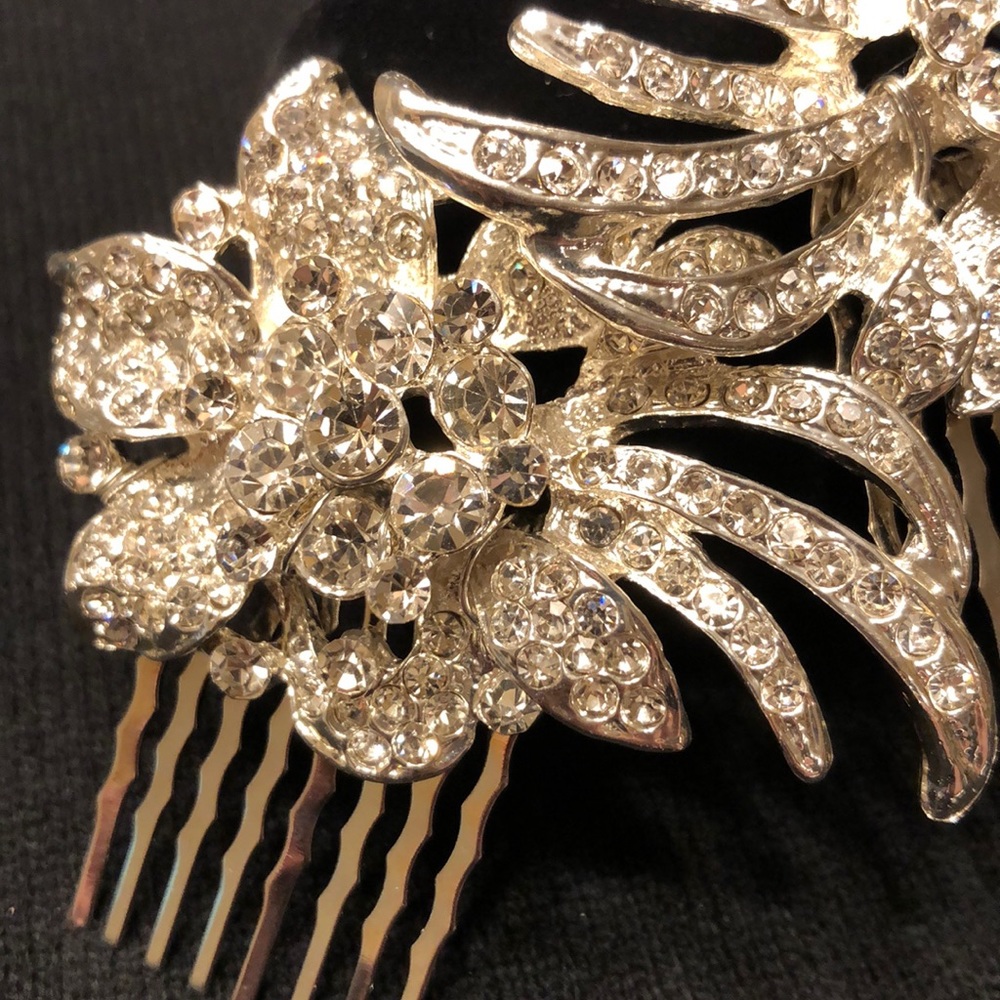 Bridal/formal rhinestone hair combs